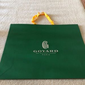 Goyard paper shopping bag  brand new